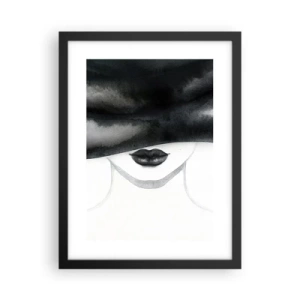 Plakat i sort ramme - Et sensuelt mysterium - 30x40 cm