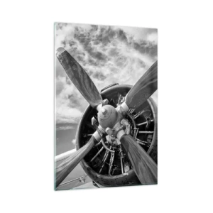 Billede på glas - Himmelens erobrer - 80x120 cm