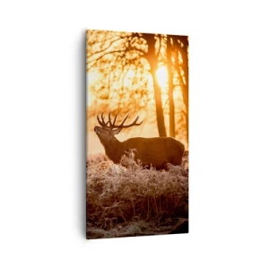 Lærredstryk - Billede på lærred - En jægerdrøm - 55x100 cm