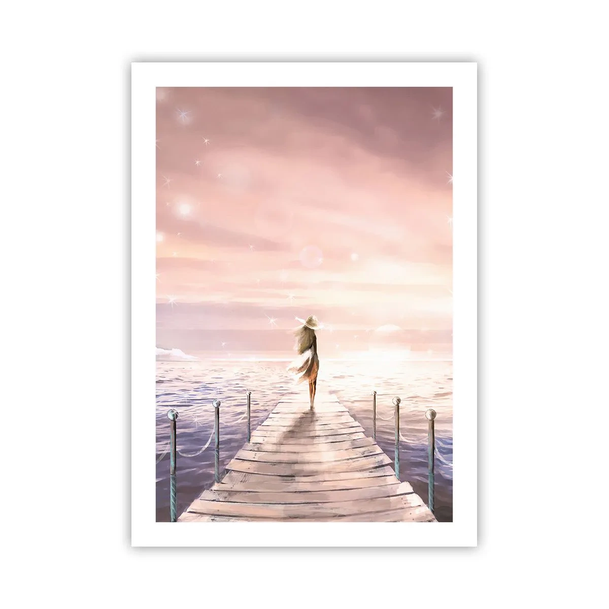 Plakat - I lyset af en drøm - 50x70 cm