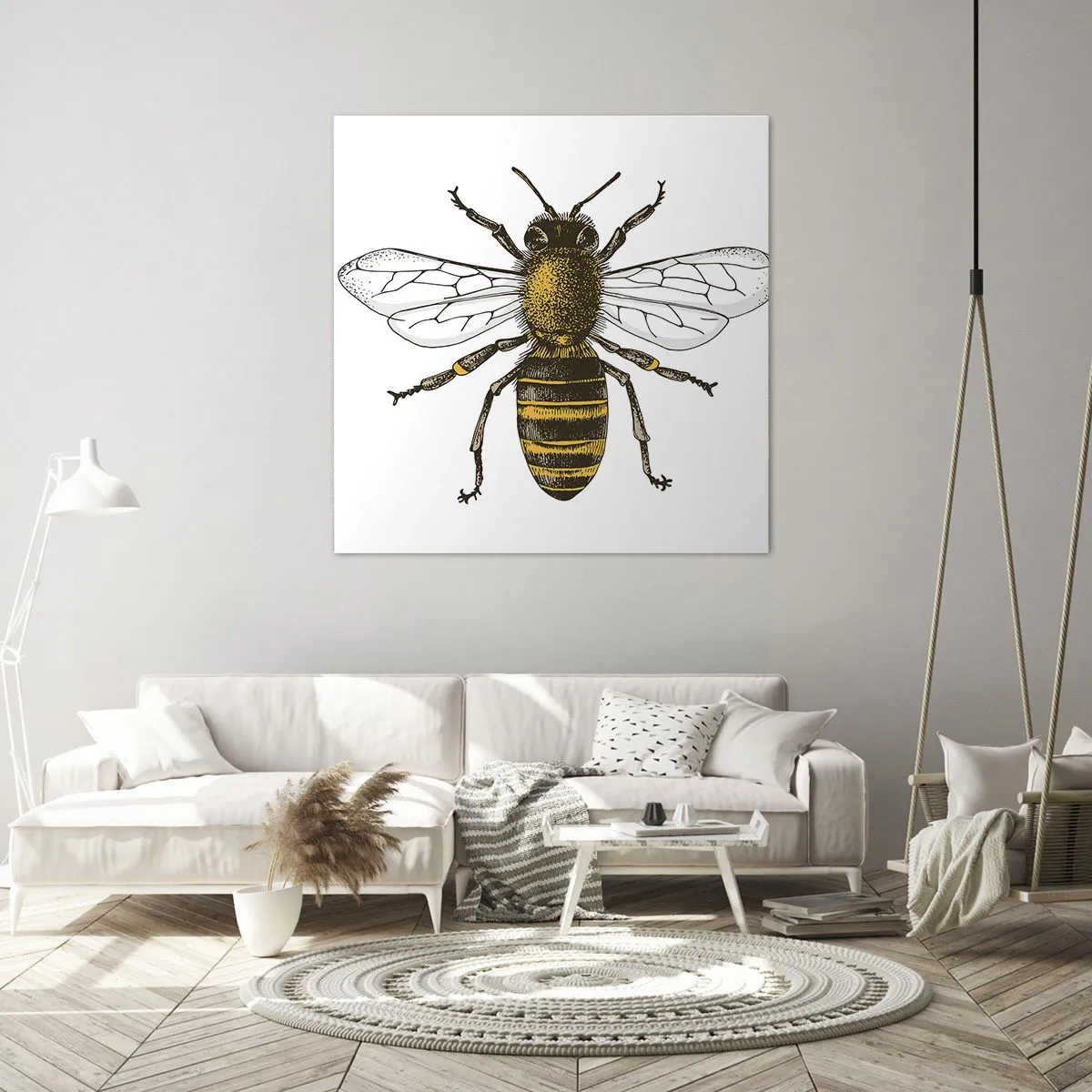 Lærredstryk - Billede på lærred - Smuk og god - 70x70 cm