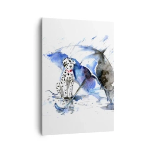 Lærredstryk - Billede på lærred - Det er det en ven er til for - 70x100 cm