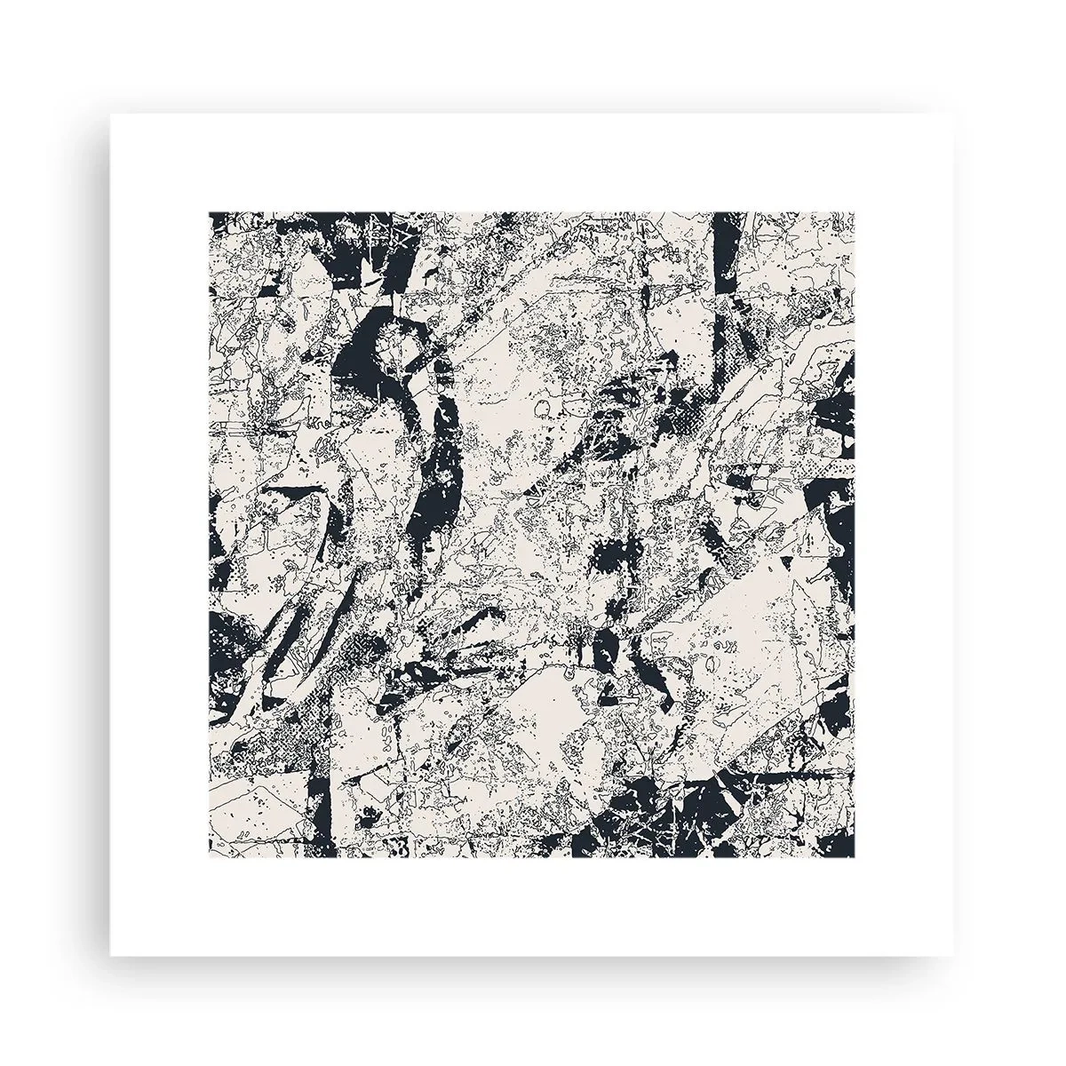 Plakat - Modsætningernes gennemtrængning - 30x30 cm