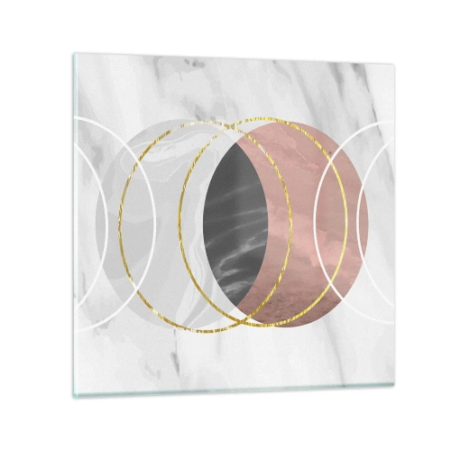 Billede på glas - Sfærernes musik - 40x40 cm