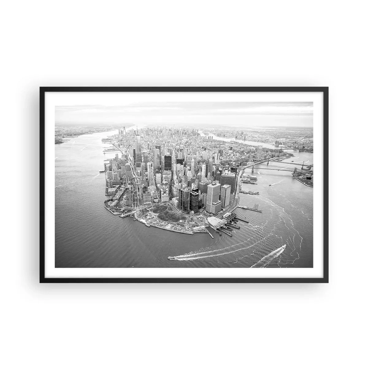 Plakat i sort ramme - Hvordan kan man ikke elske? - 91x61 cm