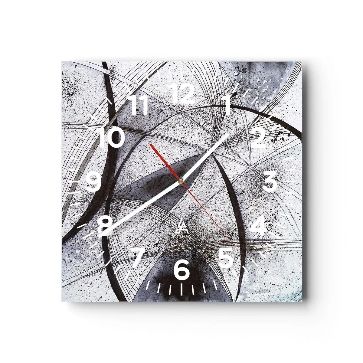 Vægur, Uret - Futuristisk fantasi - 30x30 cm