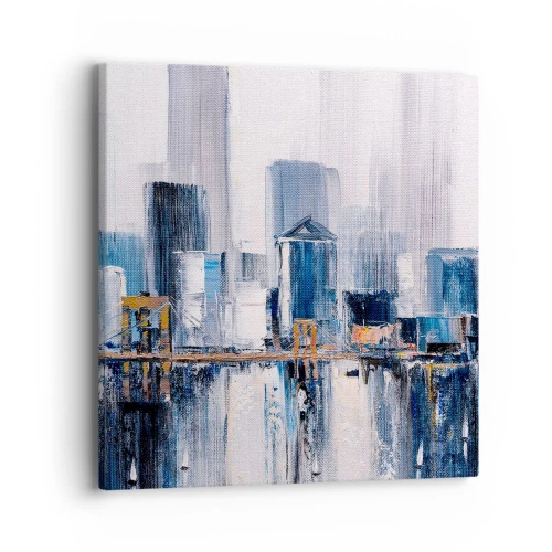 Lærredstryk - Billede på lærred - Indtryk fra New York - 40x40 cm