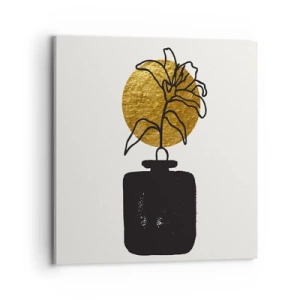 Lærredstryk - Billede på lærred - Skønhed i balance - 70x70 cm