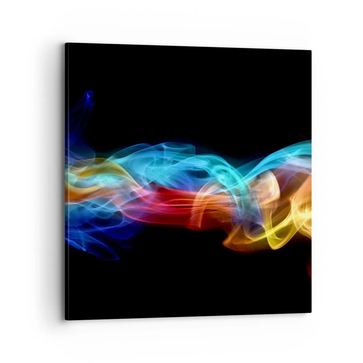 Lærredstryk - Billede på lærred - Regnbuedans i tågerne - 70x70 cm