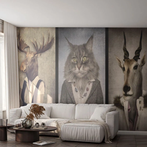Fototapet Standard Eco - Pelse er igen på mode - Abstraktion, Fantasi, Elg - 250x175 cm