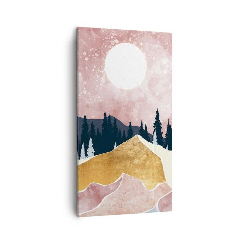 Lærredstryk - Billede på lærred - Nattevagt - 45x80 cm