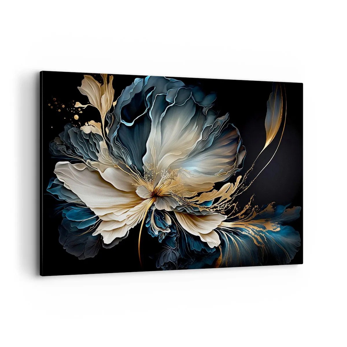 Lærredstryk - Billede på lærred - Eventyrlig bregneblomst - 120x80 cm