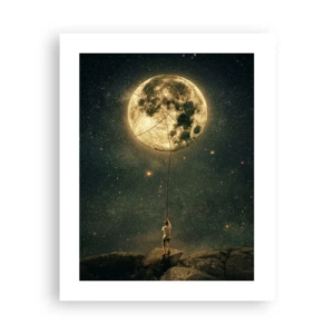 Plakat - En, der stjal månen - 40x50 cm