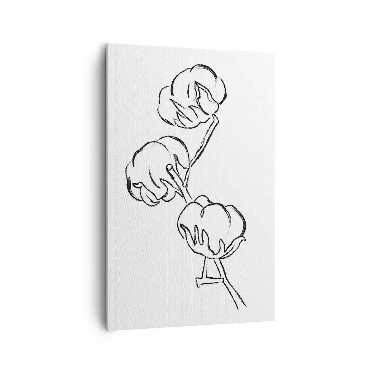 Lærredstryk - Billede på lærred - Bomuld ned - 80x120 cm