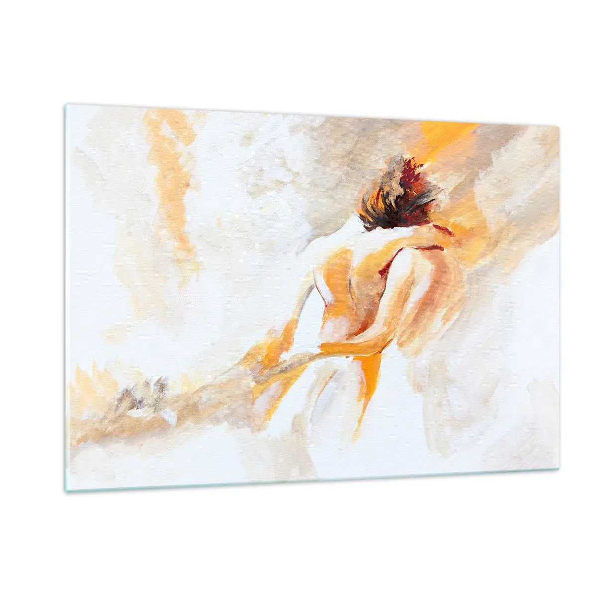 Billede på glas - I himlen af nærhed - 120x80 cm