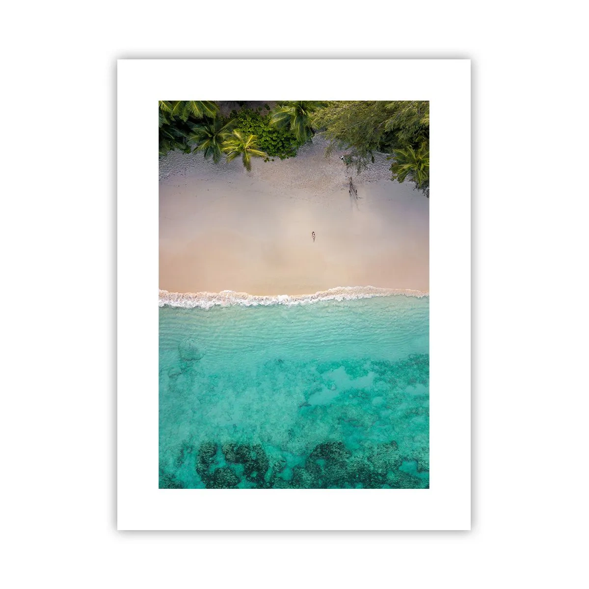Plakat - Paradis strand - 30x40 cm