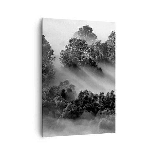 Lærredstryk - Billede på lærred - At vågne fra søvnen - 70x100 cm