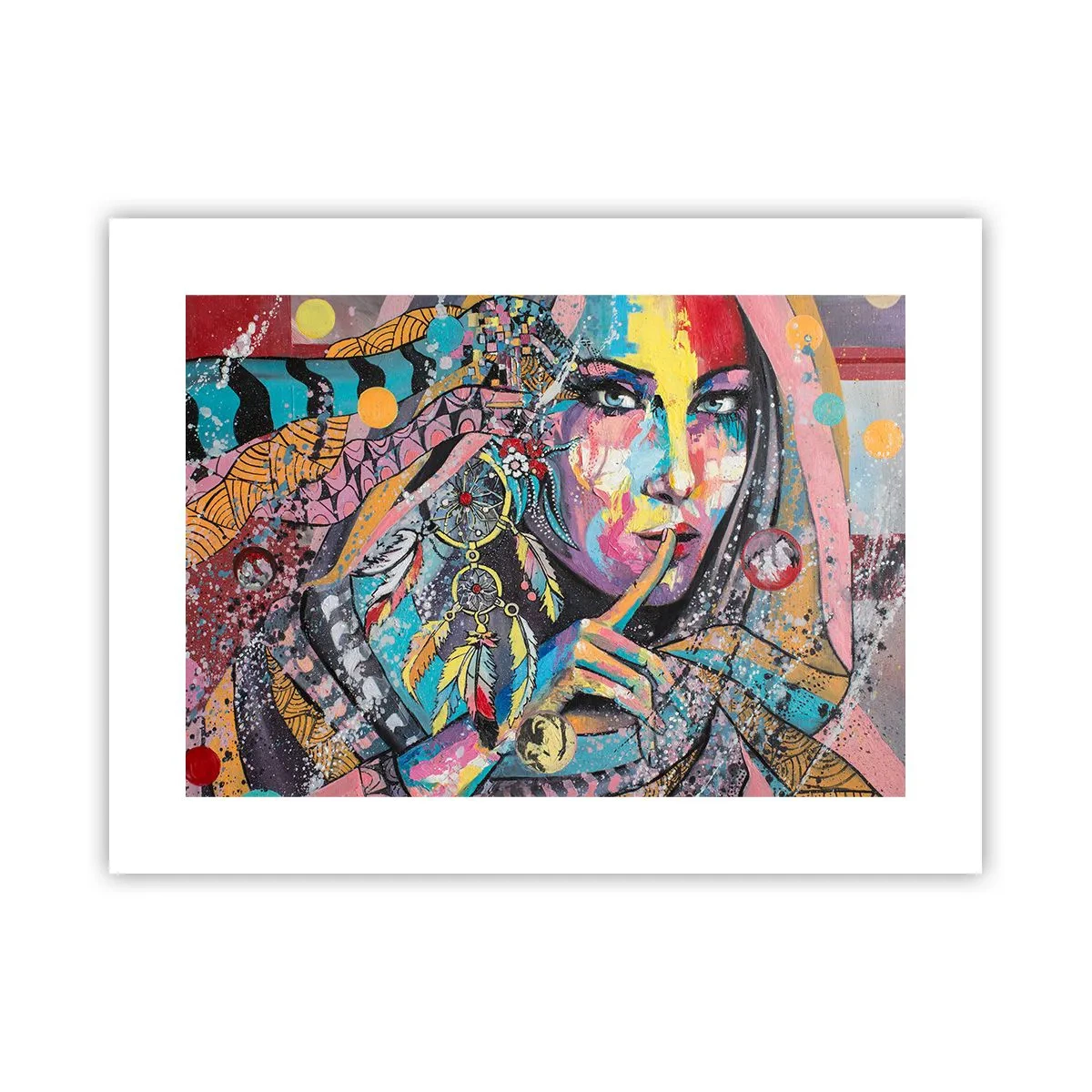 Plakat - Vær tavs, indtil du forstår - 40x30 cm