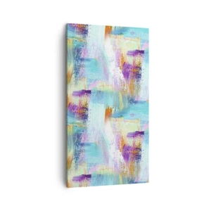 Lærredstryk - Billede på lærred - Munter mazel topper - 45x80 cm