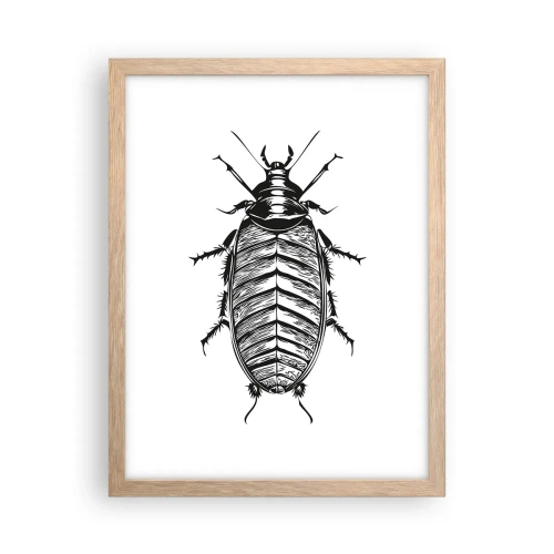 Plakat i ramme af lyst egetræ - Sikke et eksemplar! - 30x40 cm
