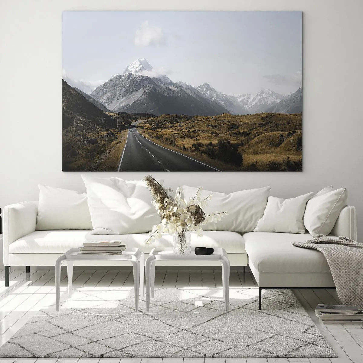 Billede på glas - Vejen til hjerte - 100x70 cm