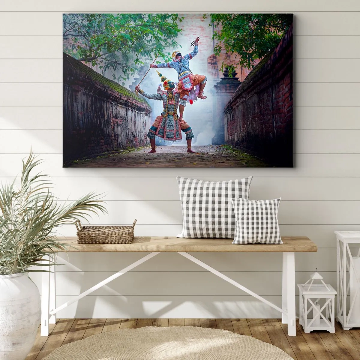 Lærredstryk - Billede på lærred - En dans af dødbringende skønhed - 70x50 cm