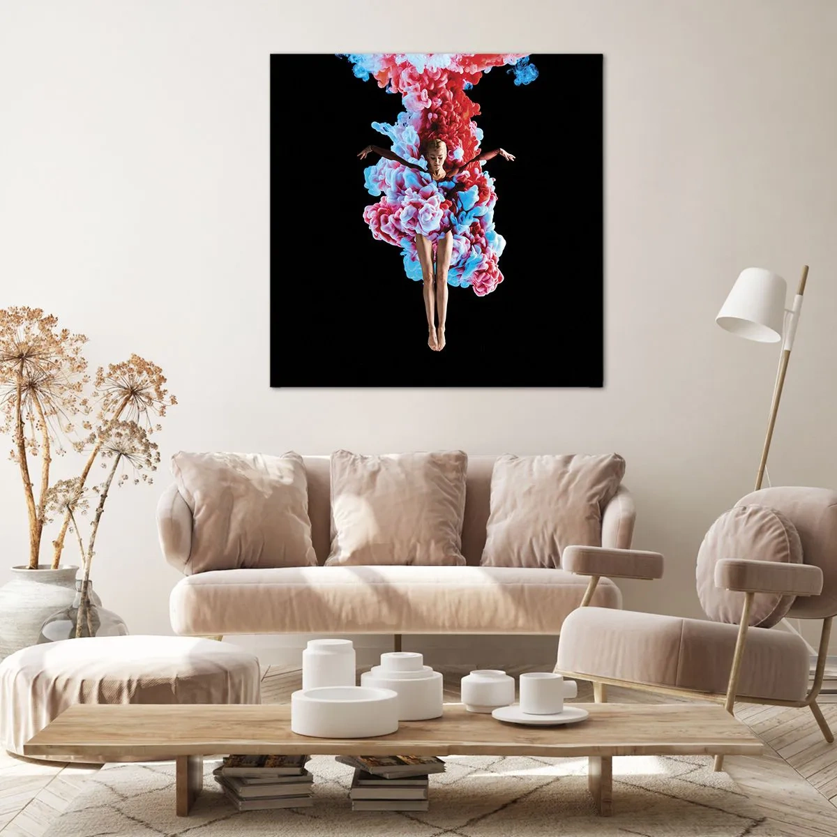 Lærredstryk - Billede på lærred - I fuld blomstring - 70x70 cm