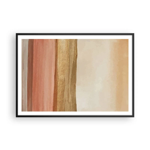 Plakat i sort ramme - Lodret sammensætning - 100x70 cm