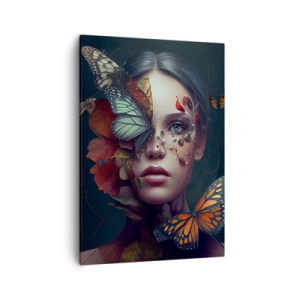 Lærredstryk - Billede på lærred - En vidunderlig metamorfose - 50x70 cm