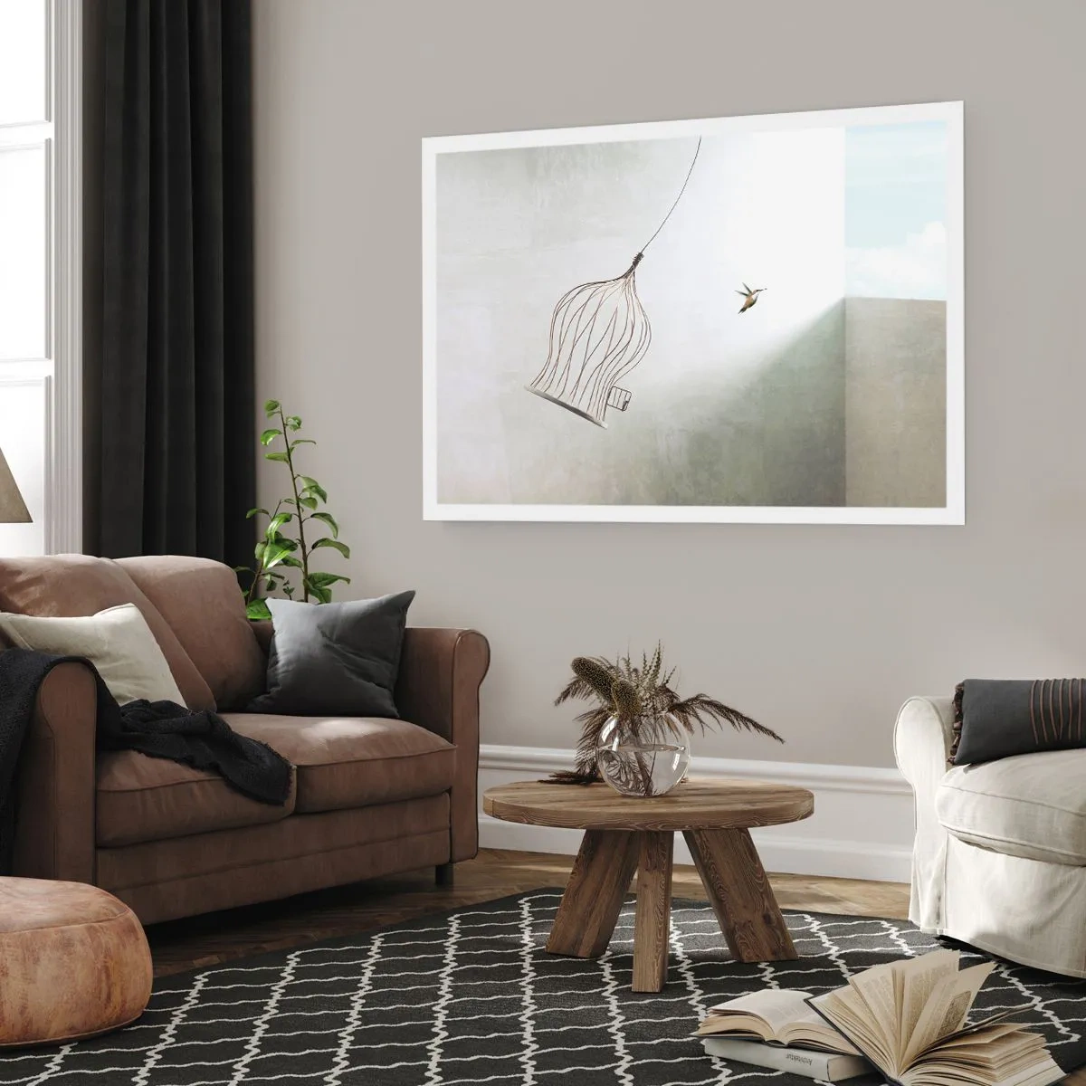 Plakat - I sit elementet - 50x40 cm