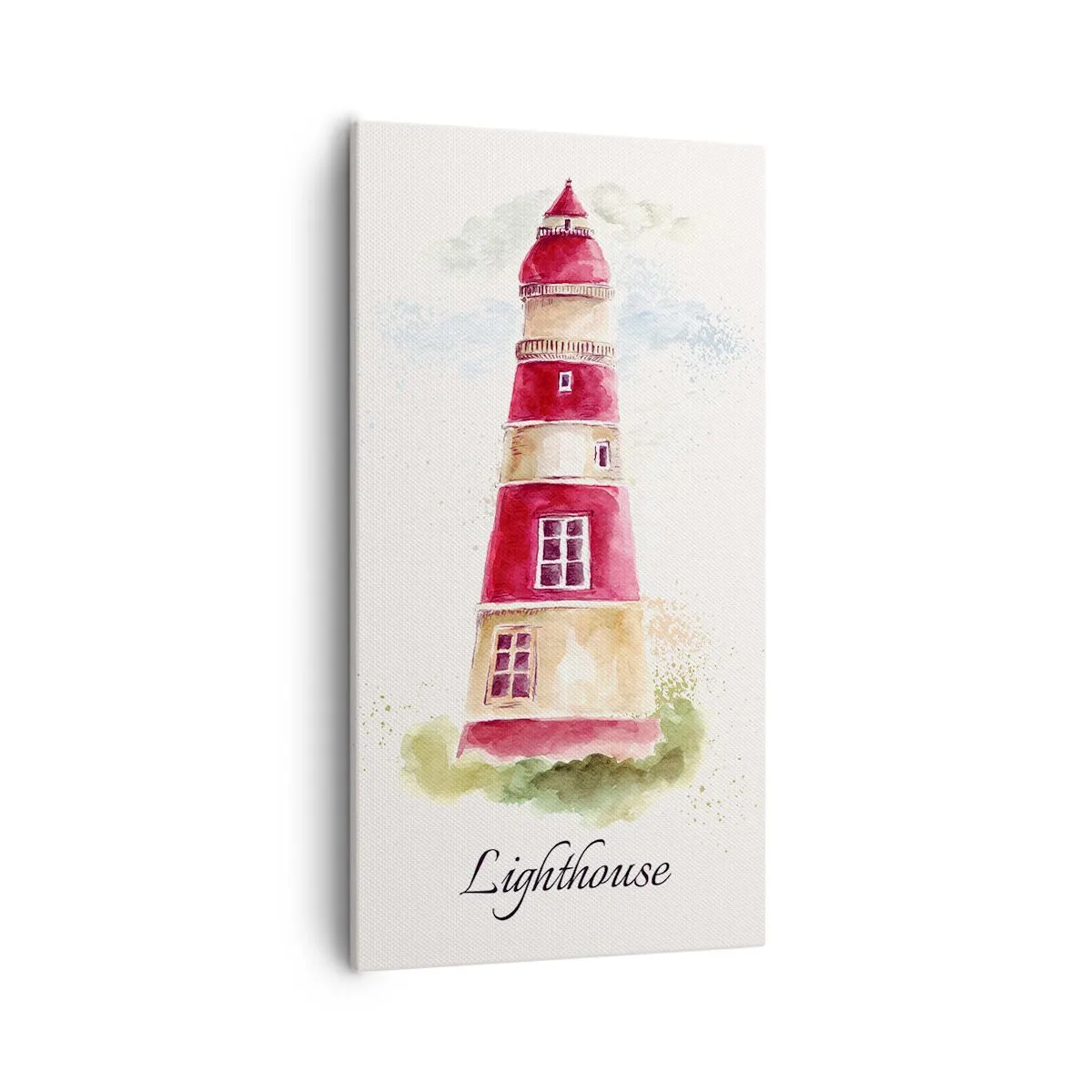 Lærredstryk - Billede på lærred - Altid vejret omkring - 55x100 cm