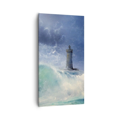 Lærredstryk - Billede på lærred - På vagt mod elementerne - 55x100 cm