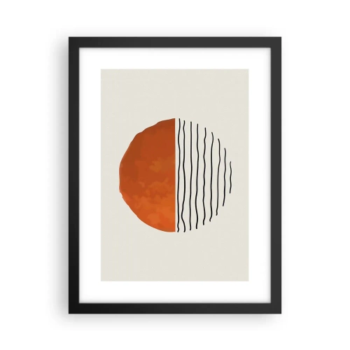 Plakat i sort ramme - I en japansk atmosfære - 30x40 cm