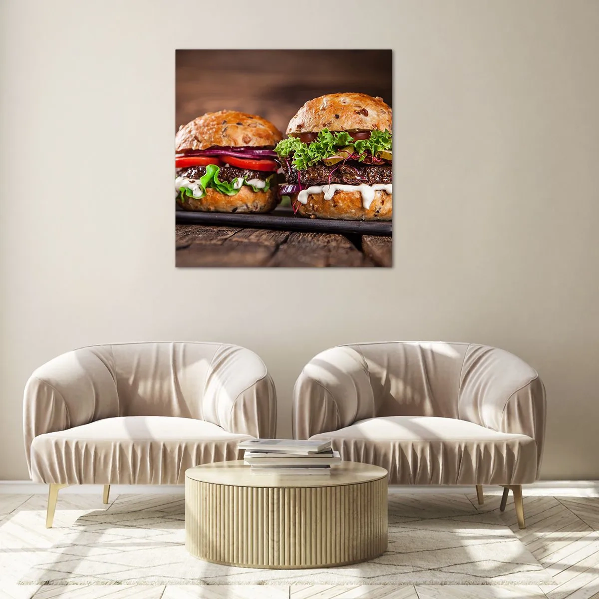 Billede på glas - American dream - 40x40 cm