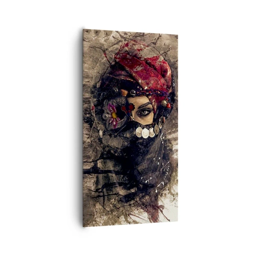 Lærredstryk - Billede på lærred - Foruroligende for at sige det mildt - 65x120 cm