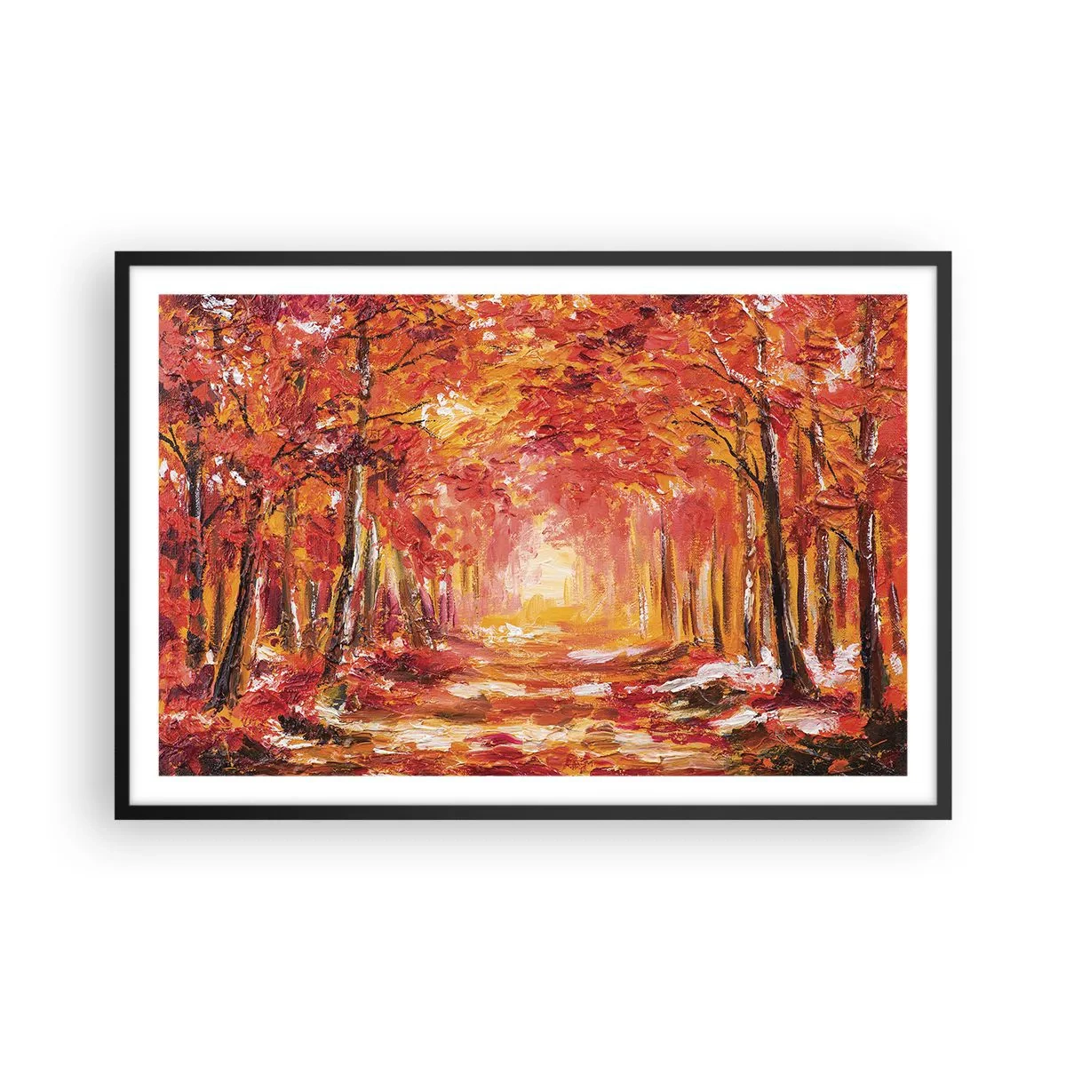 Plakat i sort ramme - Kobberskov - 91x61 cm