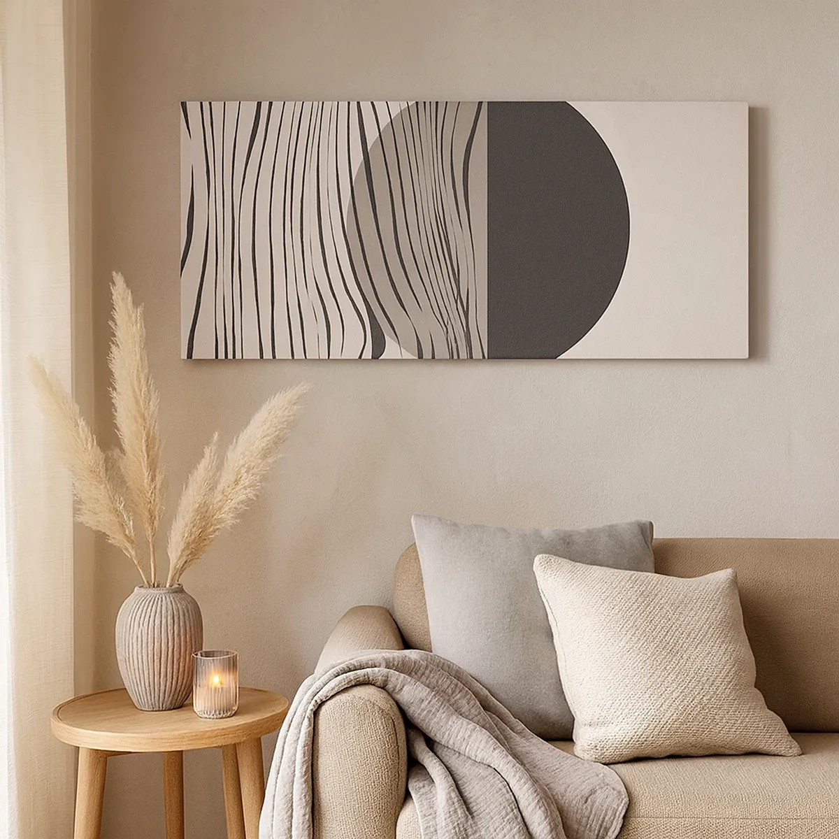 Lærredstryk - Billede på lærred - Halvkomposition - 30x30 cm