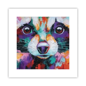 Plakat - Kun gode følelser - 30x30 cm