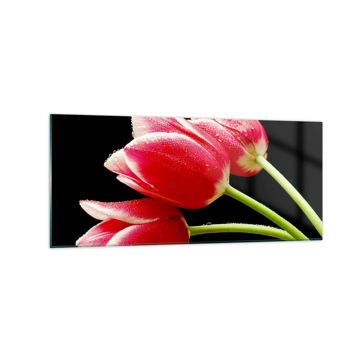 Billede på glas - Løftet om ren kærlighed - 120x50 cm