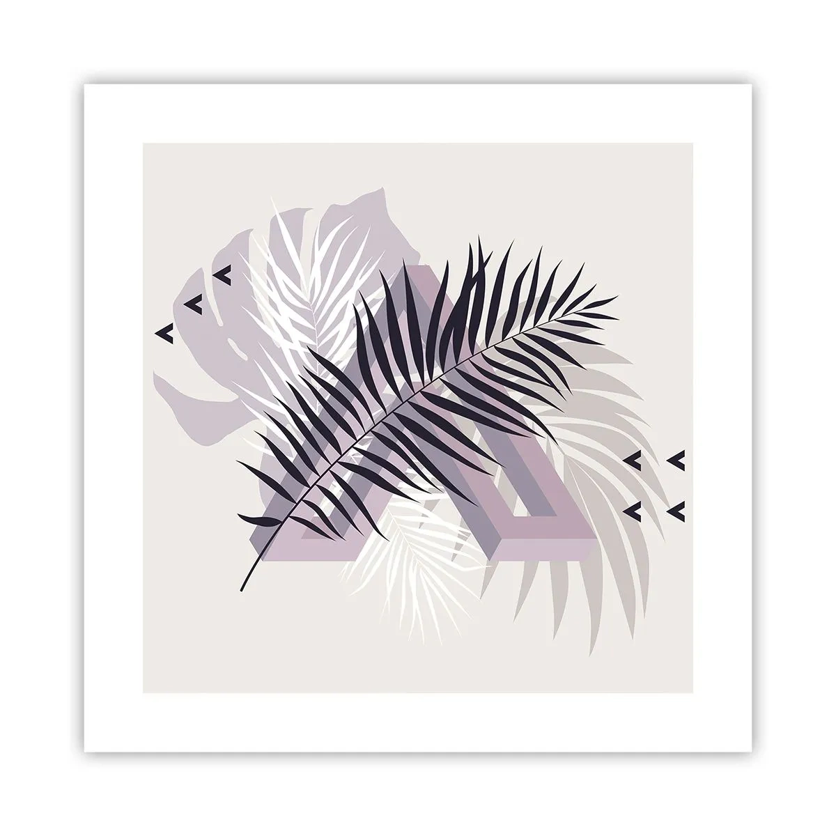 Plakat - Skygge af en skygge - 40x40 cm