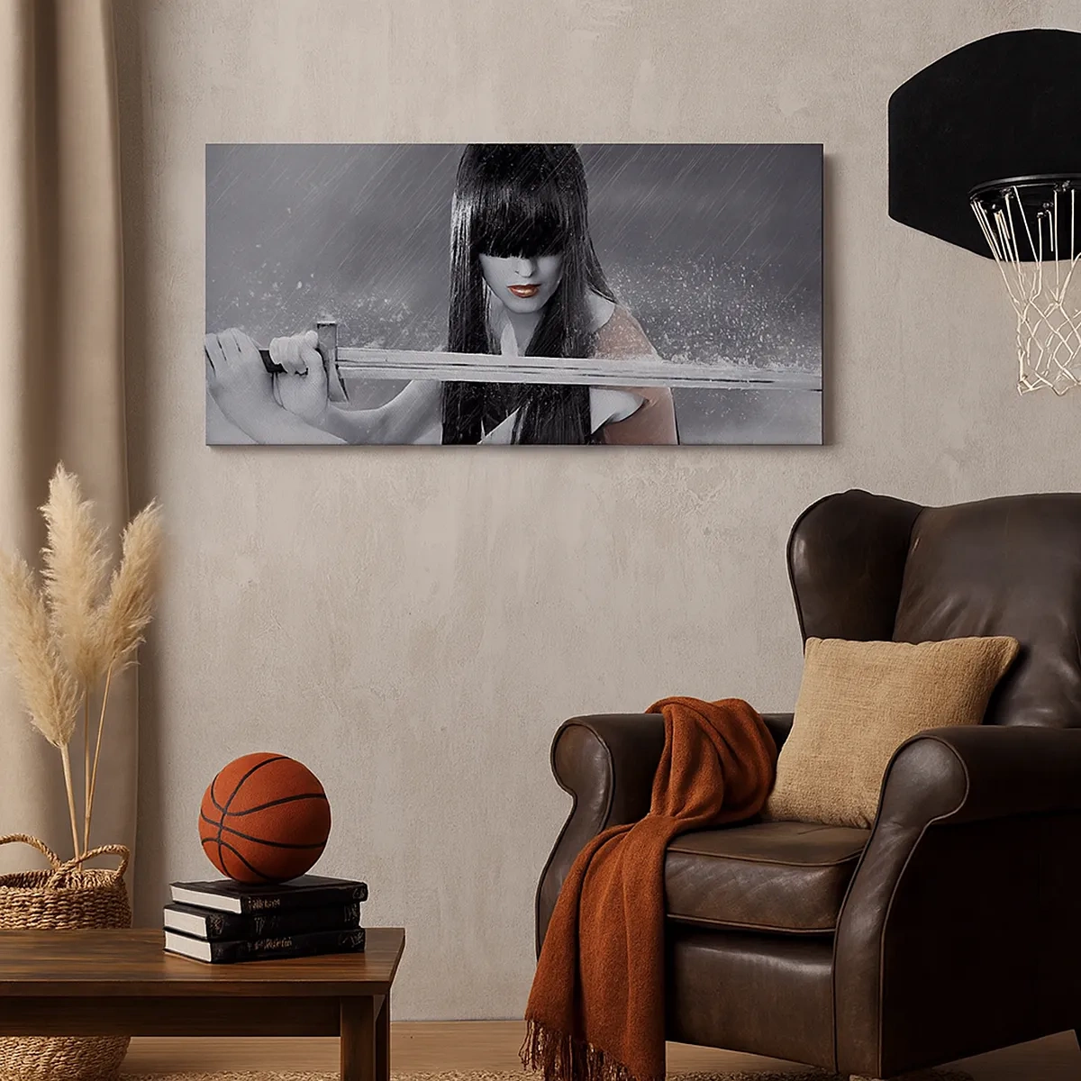 Lærredstryk - Billede på lærred - Smuk og farlig - 30x30 cm