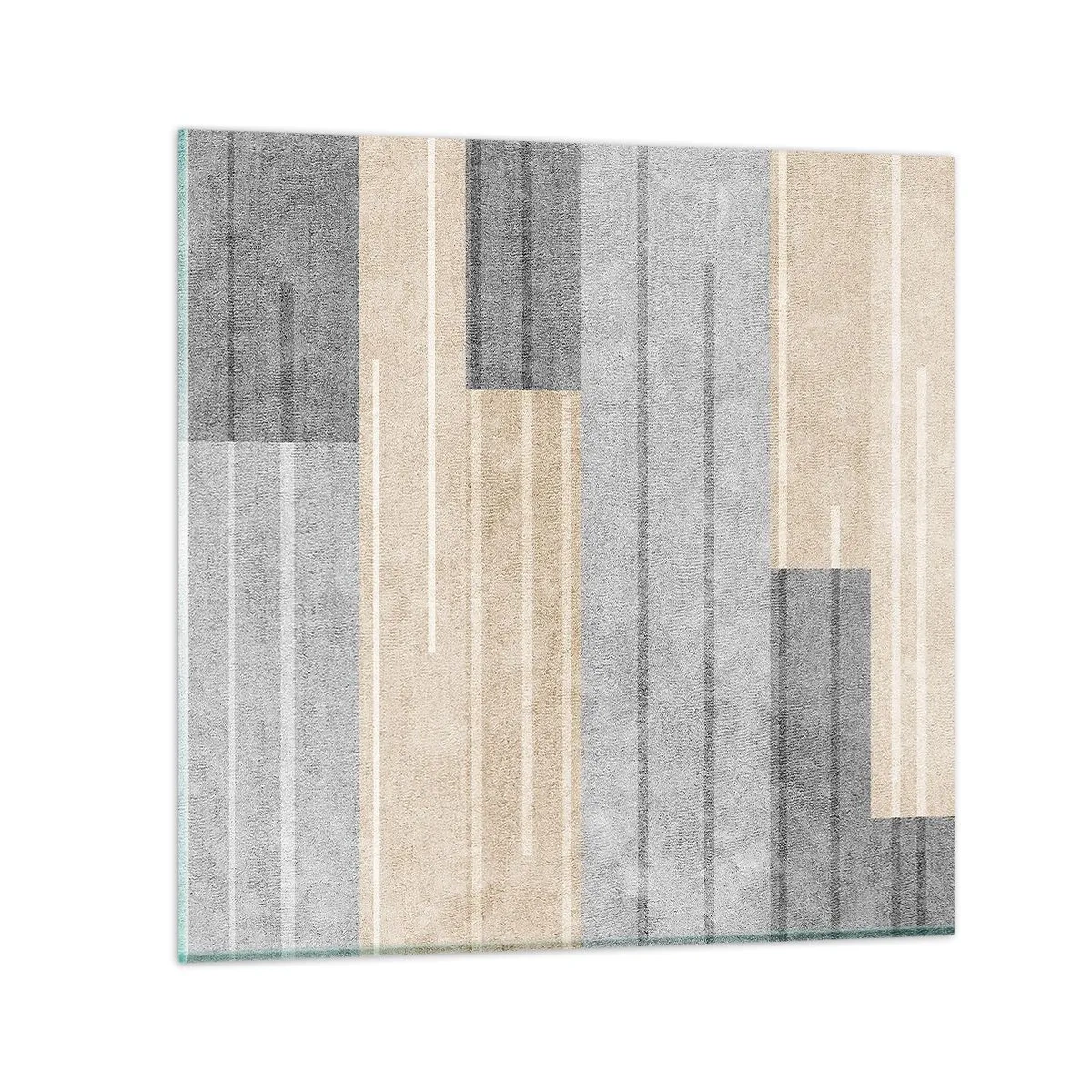 Billede på glas - Komposition: hold den lodret - 50x50 cm