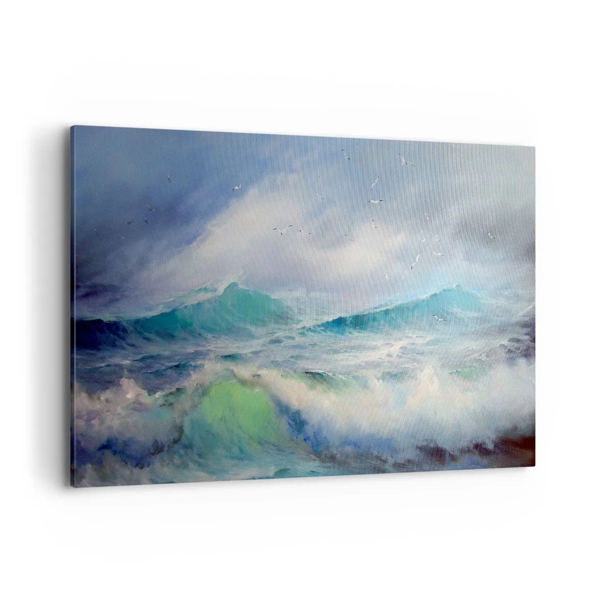 Lærredstryk - Billede på lærred - "Hvirvelvinden hylede af triumf ...’ - 120x80 cm
