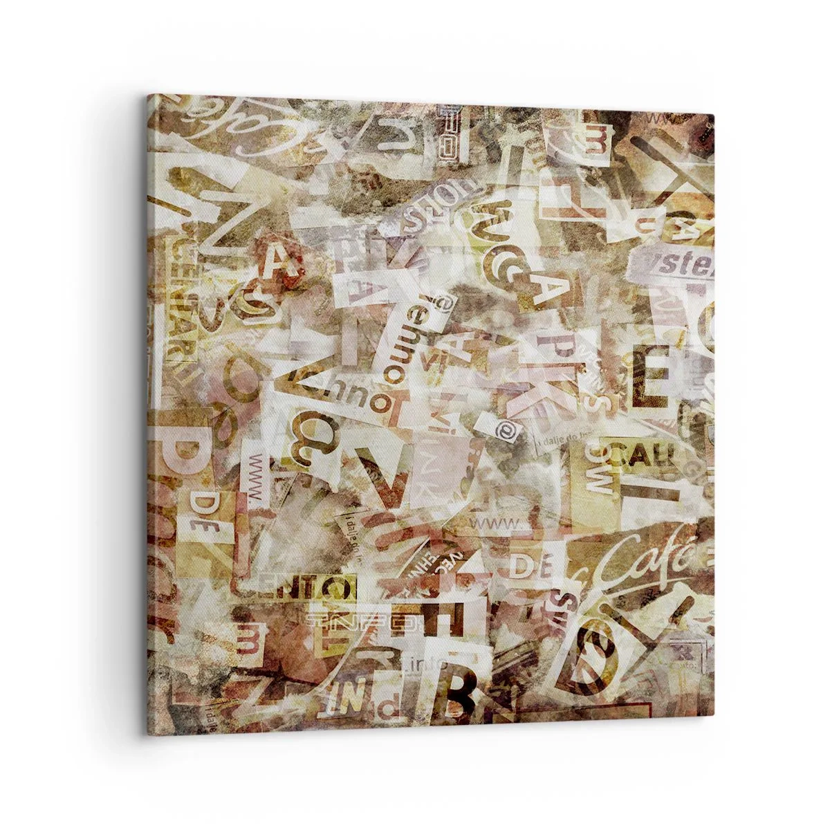 Lærredstryk - Billede på lærred - Jeg forener snakkehovederne - 60x60 cm