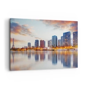 Lærredstryk - Billede på lærred - Den monumentale ro i Paris - 100x70 cm