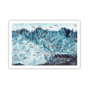 Plakat - Parade ved havet - 91x61 cm