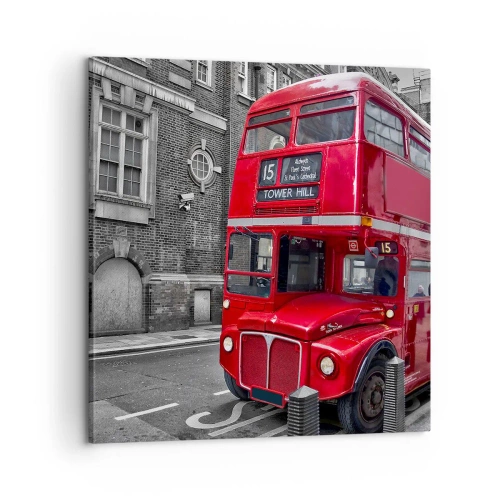 Lærredstryk - Billede på lærred - Altid det samme - 60x60 cm