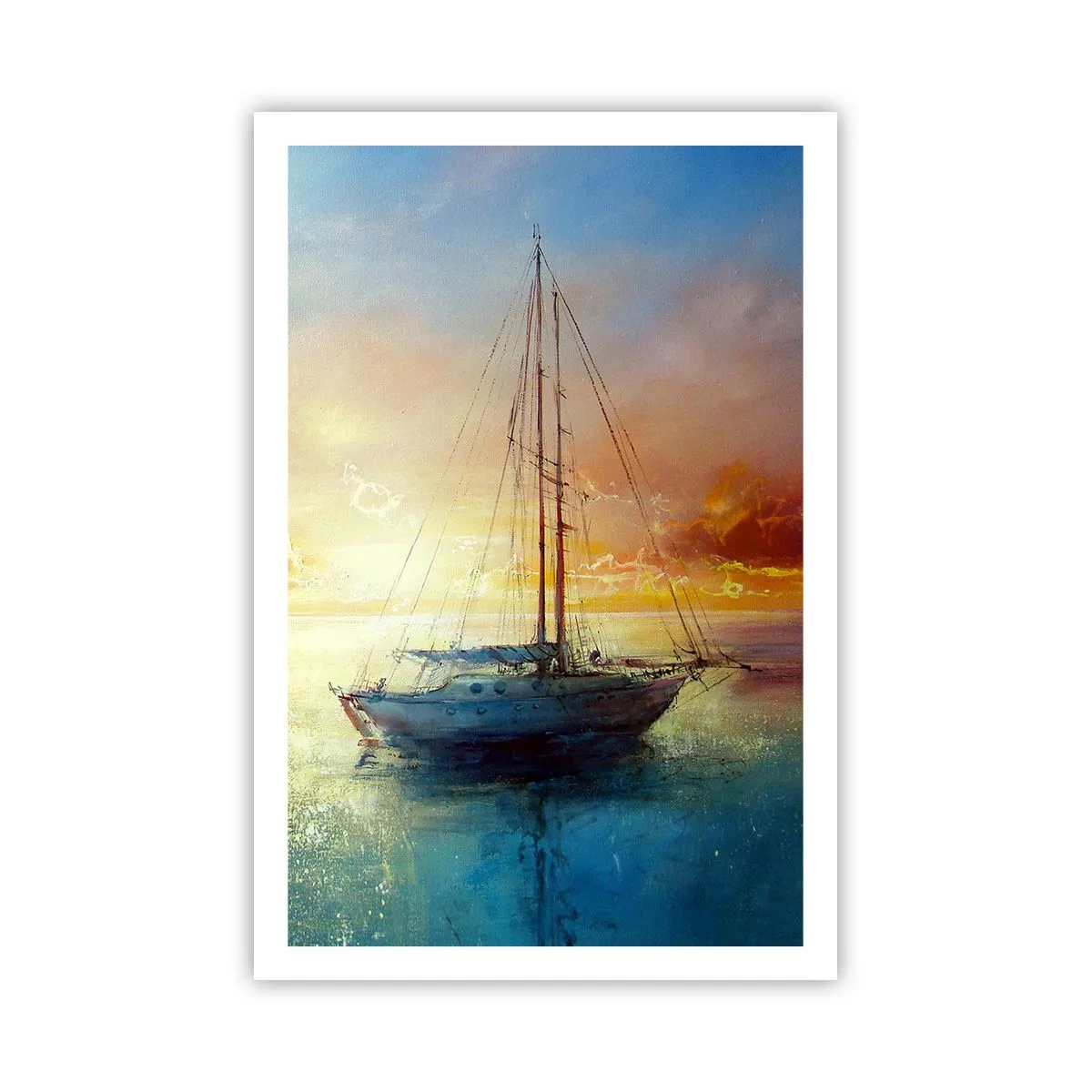 Plakat - I en gylden bugt - 61x91 cm