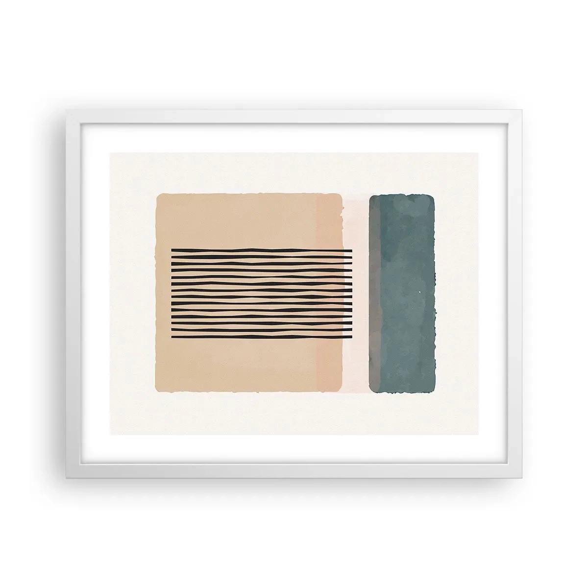 Plakat i hvid ramme - Alt er i god stand - 50x40 cm