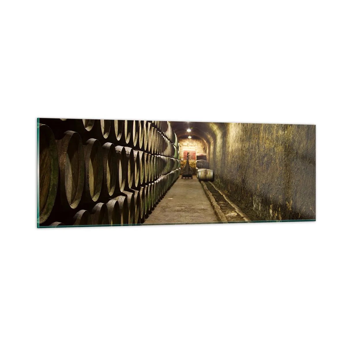 Billede på glas - Det er godt at ligge ned - 90x30 cm